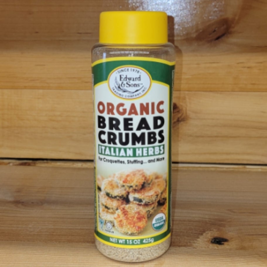 Edward&Sons Breadcrumbs Italian Herbs 15 oz Red Valley Natural Foods
